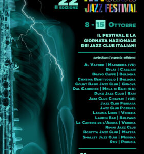 Il programma completo di Itaclub Jazz Festival e della Giornata Nazionale dei Jazz Club – 08 > 15 ottobre 2022