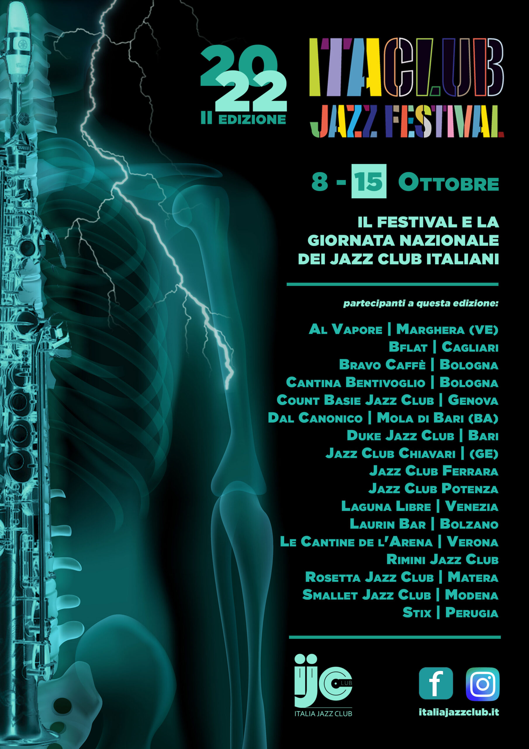 Il programma completo di Itaclub Jazz Festival e della Giornata Nazionale dei Jazz Club – 08 > 15 ottobre 2022